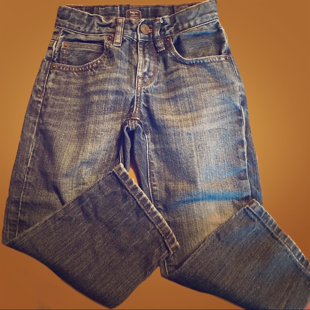 Boys Size 5 GAP loose fit jeans adjustable waist